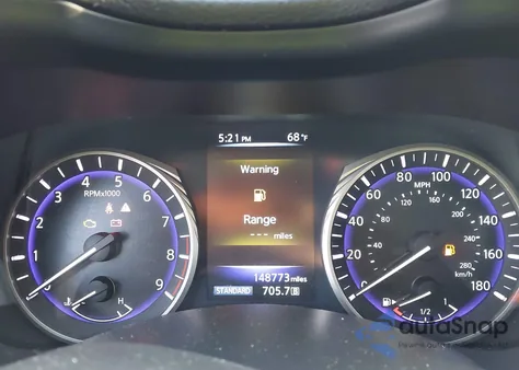 2014 Infiniti Q50 Sport z USA, uszkodzony, nr VIN JN1BV7AR5EM680593